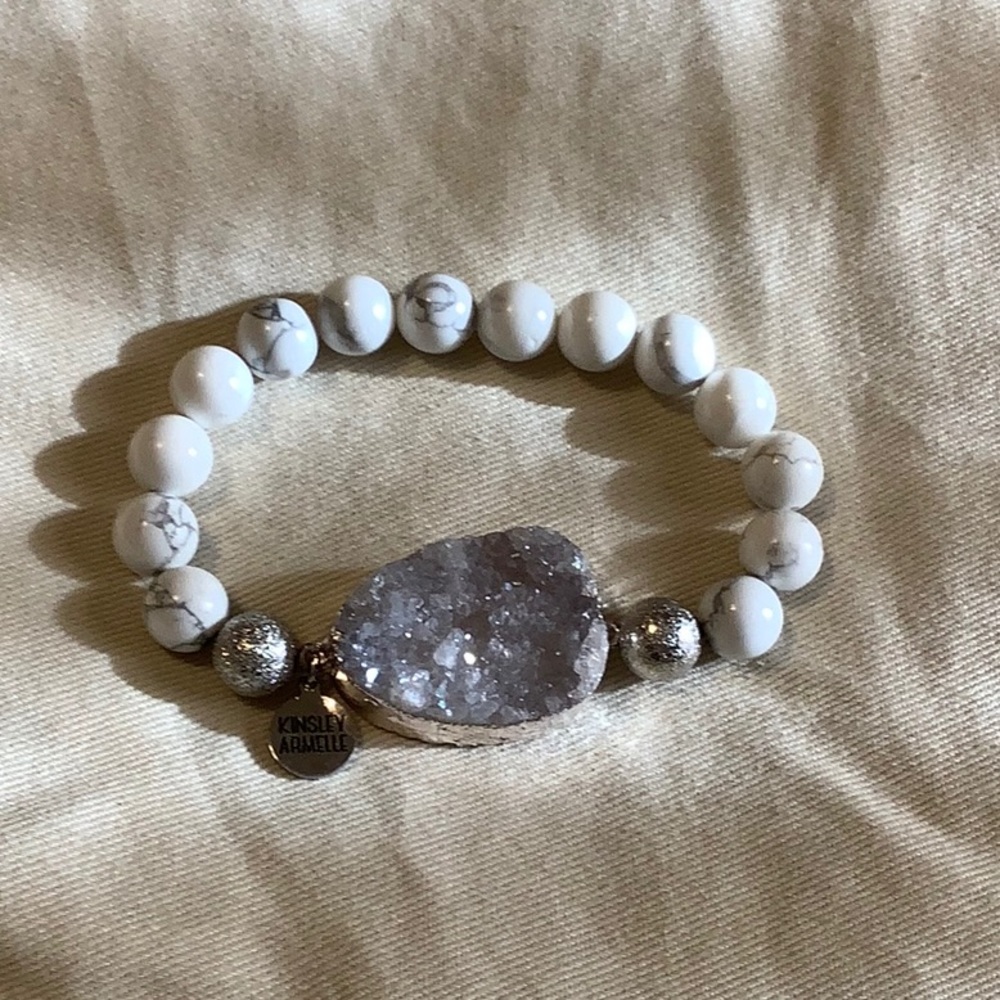 Kinsley Armelle Silver Pepper Bracelet